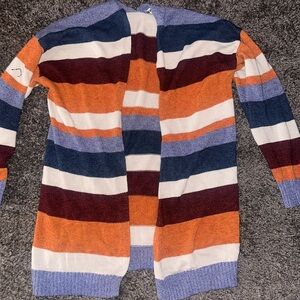 Wish Colorful Striped Women's Cardigan